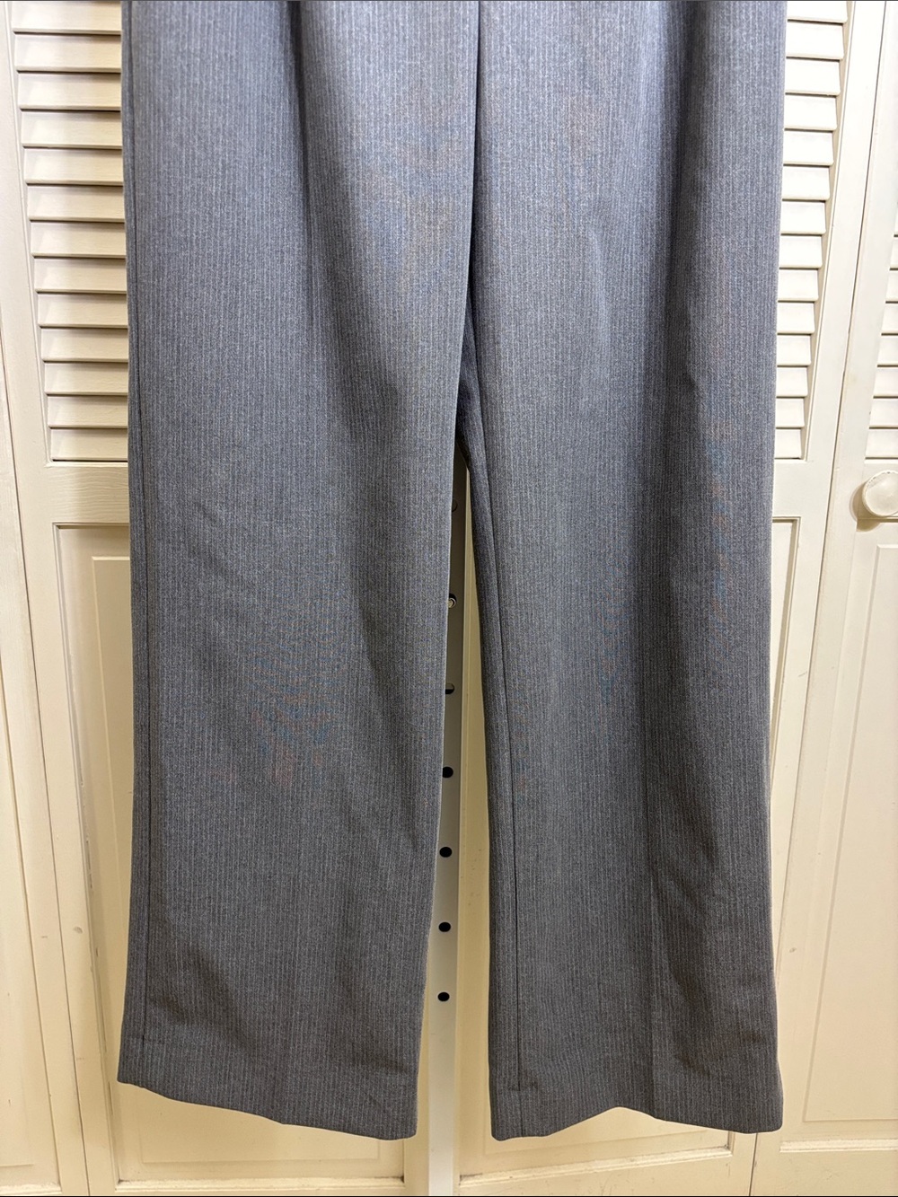 Abercrombie & Fitch Pinstripe Sloane Tailored Hardware Wide Leg Pant Size 26 - Picture 8 of 15